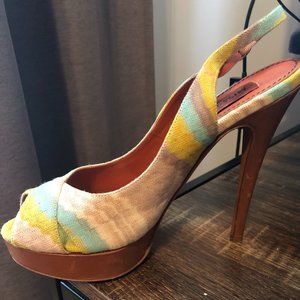 Summer Missoni Sling back Heel